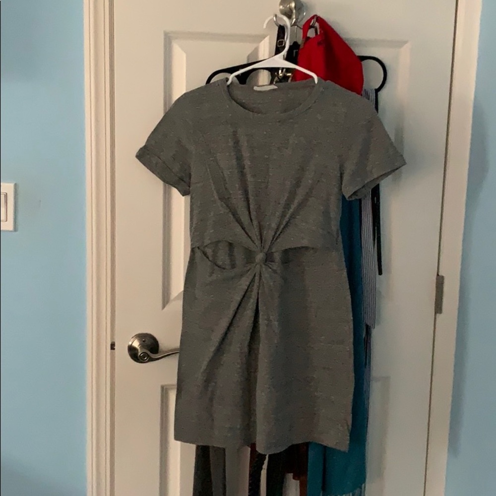 Honeypunch cotton grey dress
